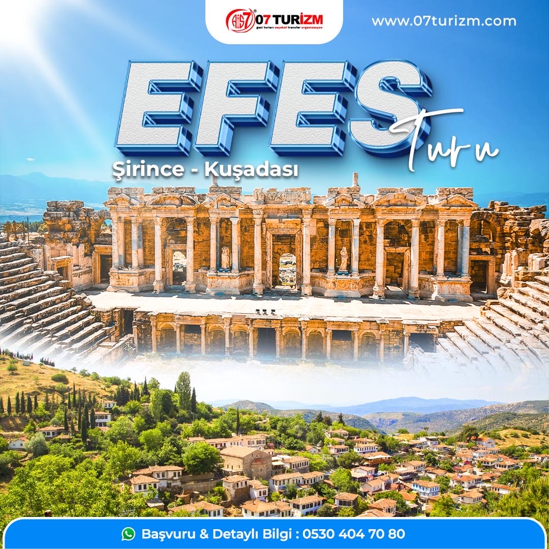 Şirince Efes Kuşadası Turu- Antalya Çıkışlı Günübirlik