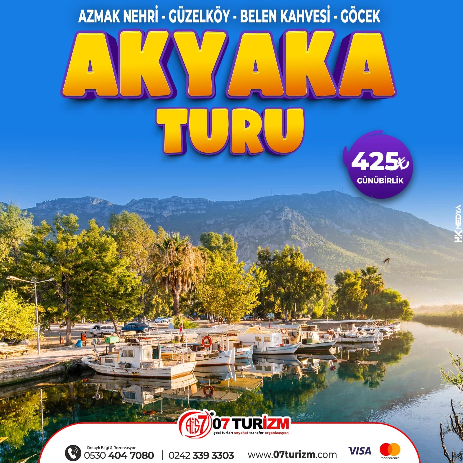 Akyaka Turu Antalya Çıkışlı Günübirlik