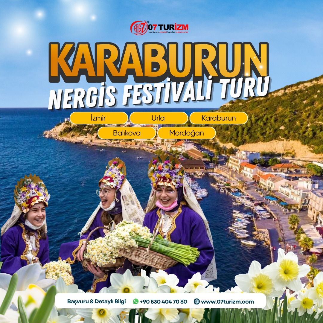 Karaburun Nergis Festivali Turu / İzmir Turu